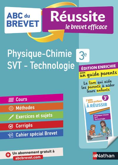 REUSSITE FAMILLE - PHYSIQUE CHIMIE SVT TECHNO 3E