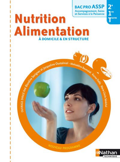 NUTRITION-ALIMENTATION OPTIONS "A DOMICILE" ET "EN STRUCTURE" LIVRE DE L'ELEVE