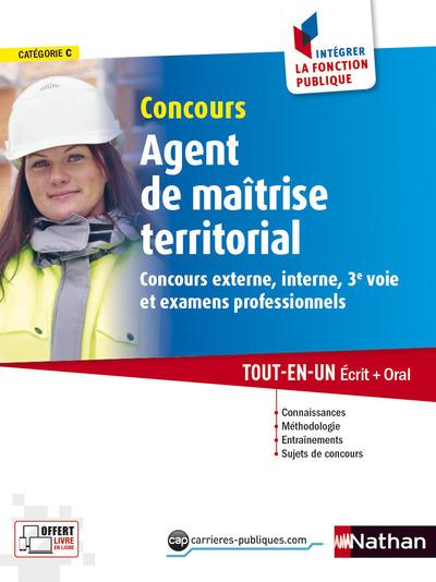 CONCOURS AGENT DE MAITRISE TERRITORIAL - CATEGORIE C INTEGRER LA FONCTION PUBLIQUE