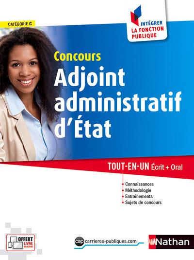 CONCOURS ADJOINT ADMINISTRATIF D'ETAT - N 2 CATEGORIE C (INTEGRER LA FONCTION PUBLIQUE) - 2016