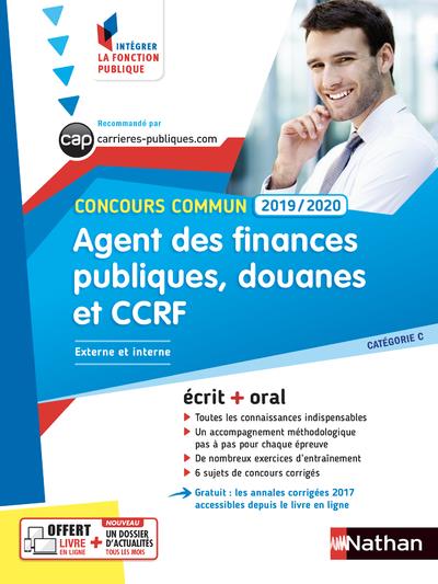 CONCOURS COMMUN AGENT DES FINANCES PUBLIQUES, DES DOUANES ET CCRF 2019/2020 - CAT C - N29 - IFP