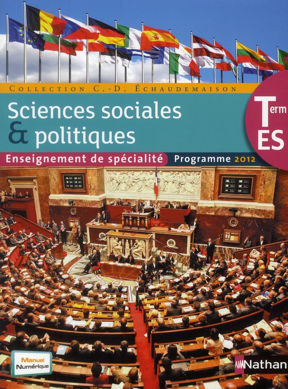 SCIENCES ECONOMIQUES & SOCIALES TERM ES SPECIALITE SCIENCES SOCIALES ET POLITIQUES