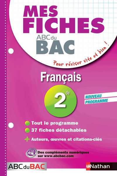 MES FICHES ABC DU BAC FRANCAIS 2DE