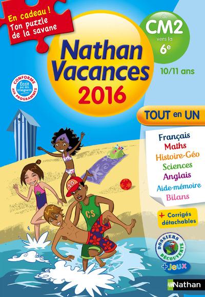 CAHIER DE VACANCES 2016 PRIMAIRE CM2 VERS 6EME 10/11 ANS