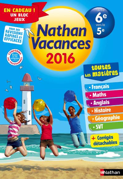 CAHIER DE VACANCES 2016 COLLEGE TOUT EN UN 6EME/5EME