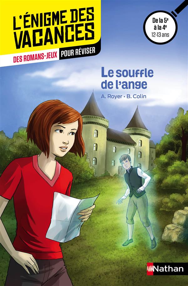 ENIGME DES VACANCES : LE SOUFFLE DE L'ANGE 5E/4E