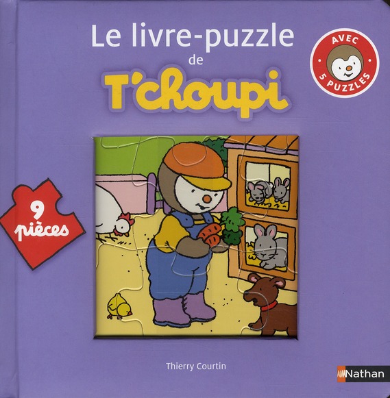 LE LIVRE-PUZZLE DE T'CHOUPI: 9 PIECES