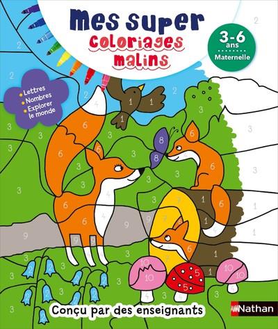 MON SUPER COLORIAGES MALINS 3-6 ANS