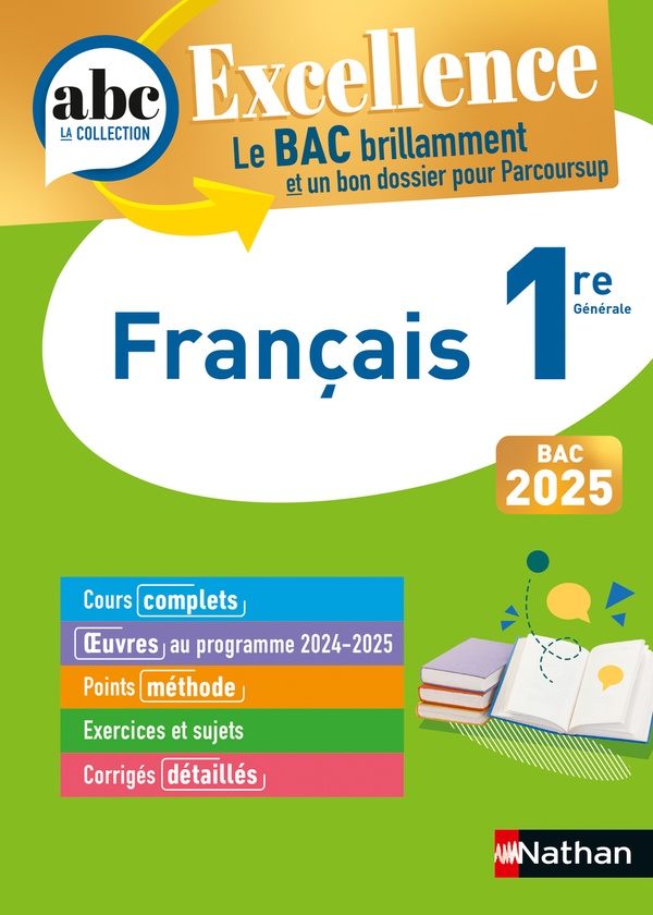 ABC BAC EXCELLENCE FRANCAIS 1RE 2025