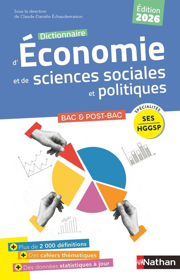 DICTIONNAIRE D'ECONOMIE ET DE SCIENCES SOCIALES ET POLITIQUES - EDITION 2026