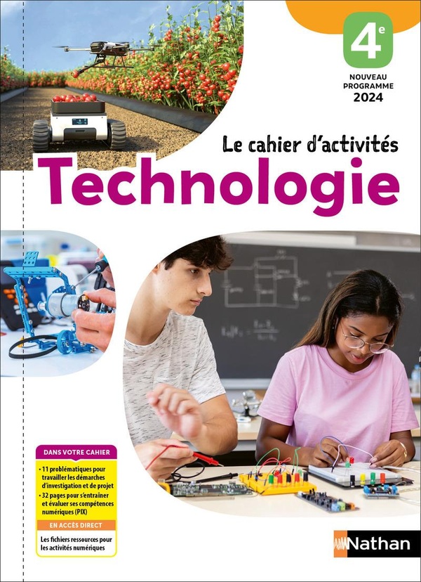 TECHNOLOGIE - CAHIER D'ACTIVITES 4EME - ED. 2025