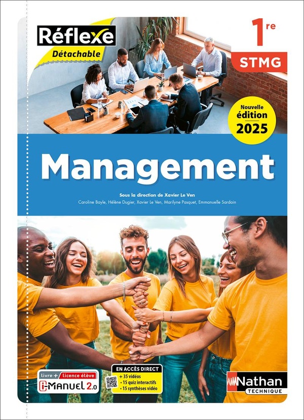 MANAGEMENT - 1RE STMG - COLL. REFLEXE - ED. 2025 - LIVRE + LICENCE