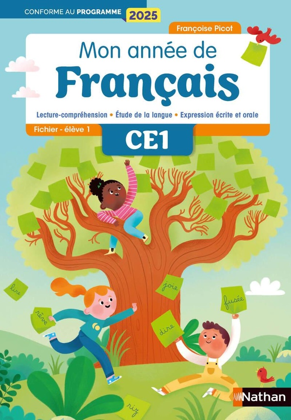 MON ANNEE DE FRANCAIS - CE1 - FICHIER ELEVE 1 - EDITION 2025