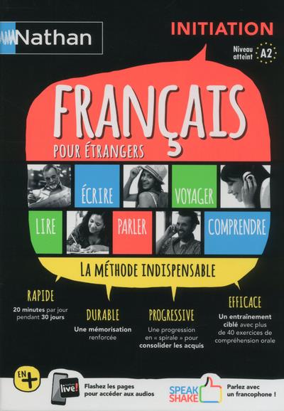 COFFRET FRANCAIS POUR ETRANGERS - INITIATION (VOIE EXPRESS) LIVRE+LIVRET COMPREHENSION ORALE - 2018