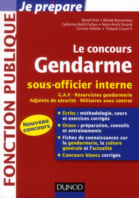 LE CONCOURS GENDARME SOUS-OFFICIER INTERNE