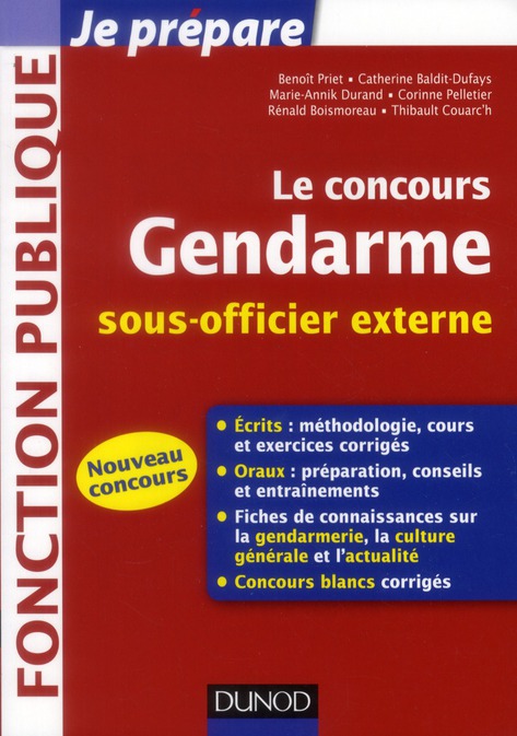 LE CONCOURS GENDARME SOUS-OFFICIER EXTERNE