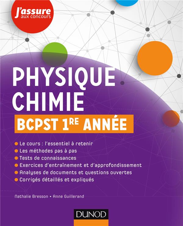 PHYSIQUE-CHIMIE BCPST 1RE ANNEE