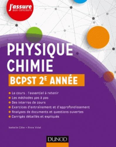 PHYSIQUE-CHIMIE BCPST 2E ANNEE