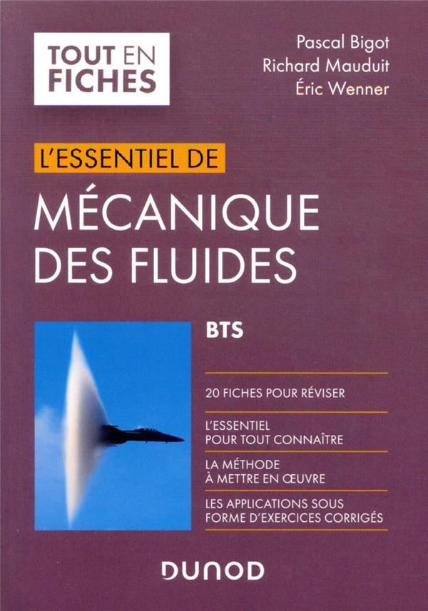 MECANIQUE DES FLUIDES - BTS - L'ESSENTIEL