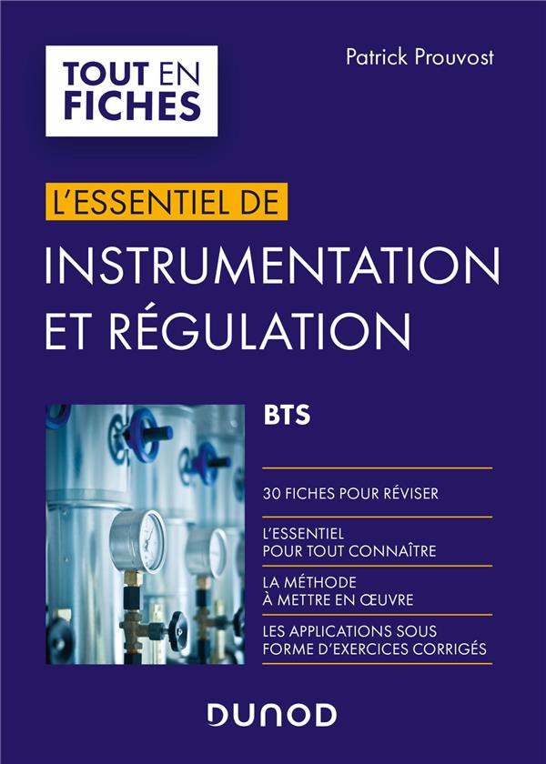INSTRUMENTATION ET REGULATION BTS - EN 30 FICHES