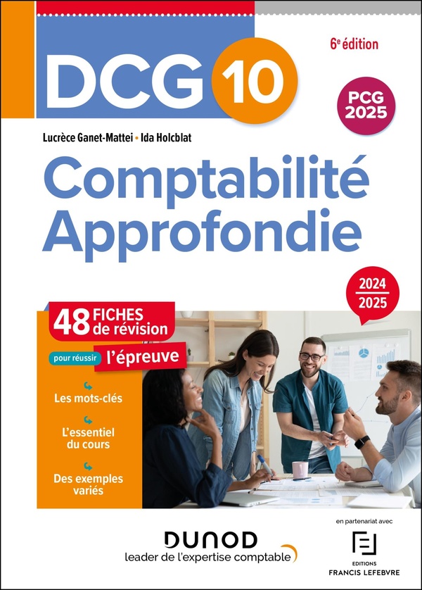 DCG 10 - COMPTABILITE APPROFONDIE - FICHES 2024-2025