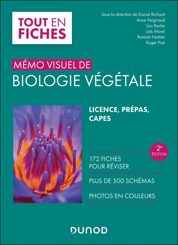 BIOLOGIE VEGETALE - T01 - MEMO VISUEL DE BIOLOGIE VEGETALE - 2E ED.