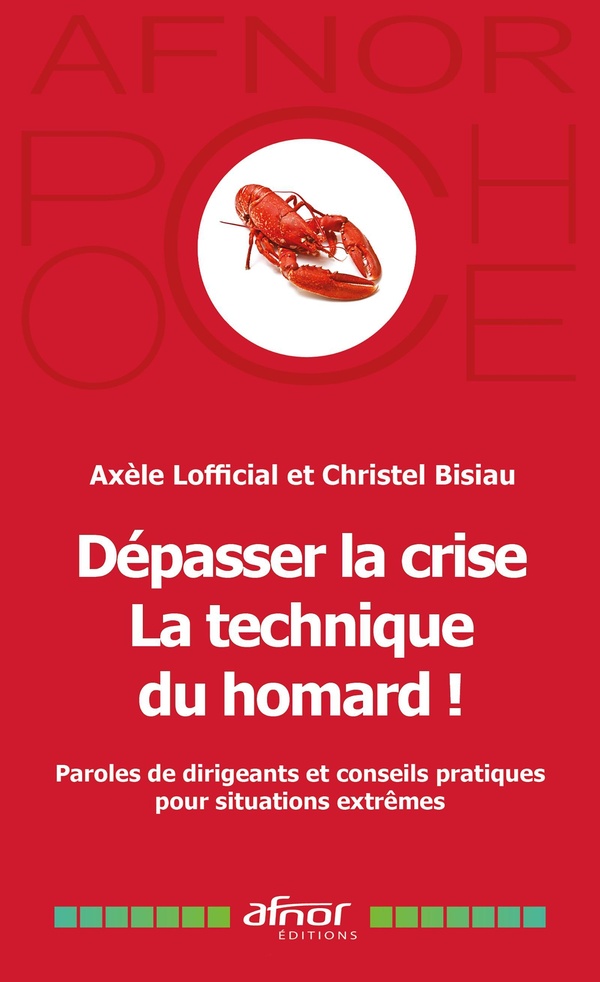 DEPASSER LA CRISE - LA TECHNIQUE DU HOMARD ! - PAROLES DE DIRIGEANTS ET CONSEILS PRATIQUES POUR SITU