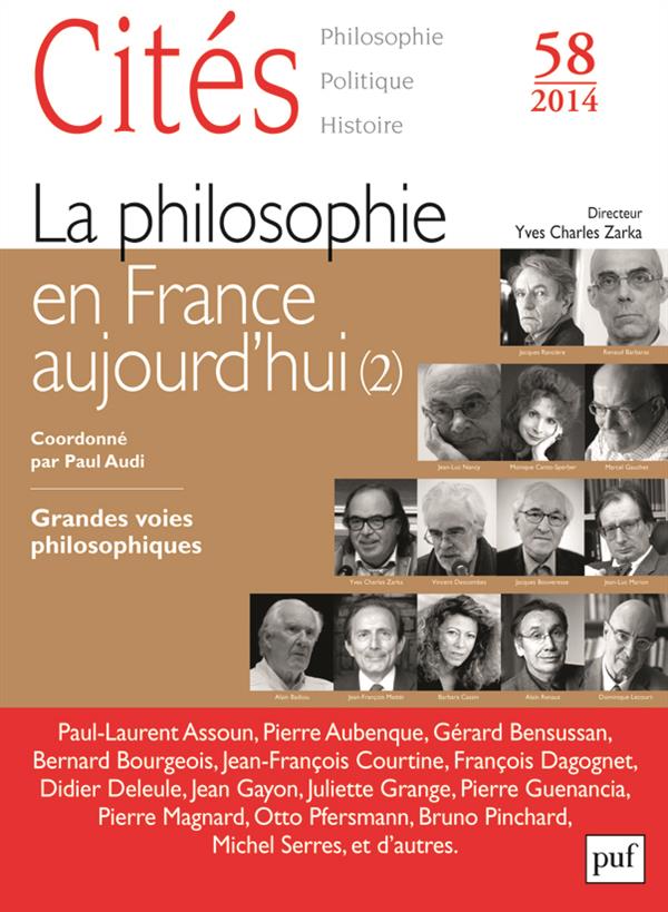 CITES 2014, N  58 - LA PHILOSOPHIE EN FRANCE AUJOURD'HUI (2)