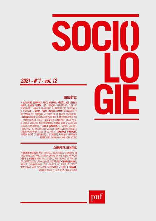 SOCIOLOGIE 2021, N.1