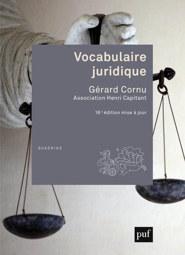 VOCABULAIRE JURIDIQUE
