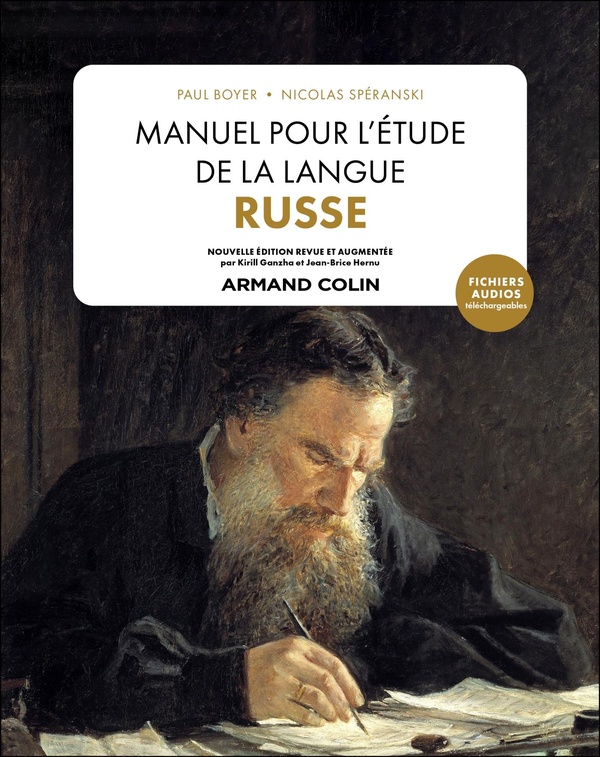 MANUEL POUR L'ETUDE DE LA LANGUE RUSSE - 30 TEXTES DE LEON TOLSTOI