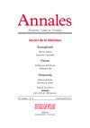 ANNALES. HISTOIRE, SCIENCES SOCIALES - VOL. 65 (2/2010)