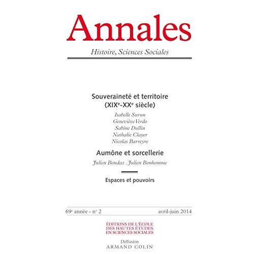 ANNALES. HISTOIRE, SCIENCES SOCIALES - VOL. 69 (2/2014)