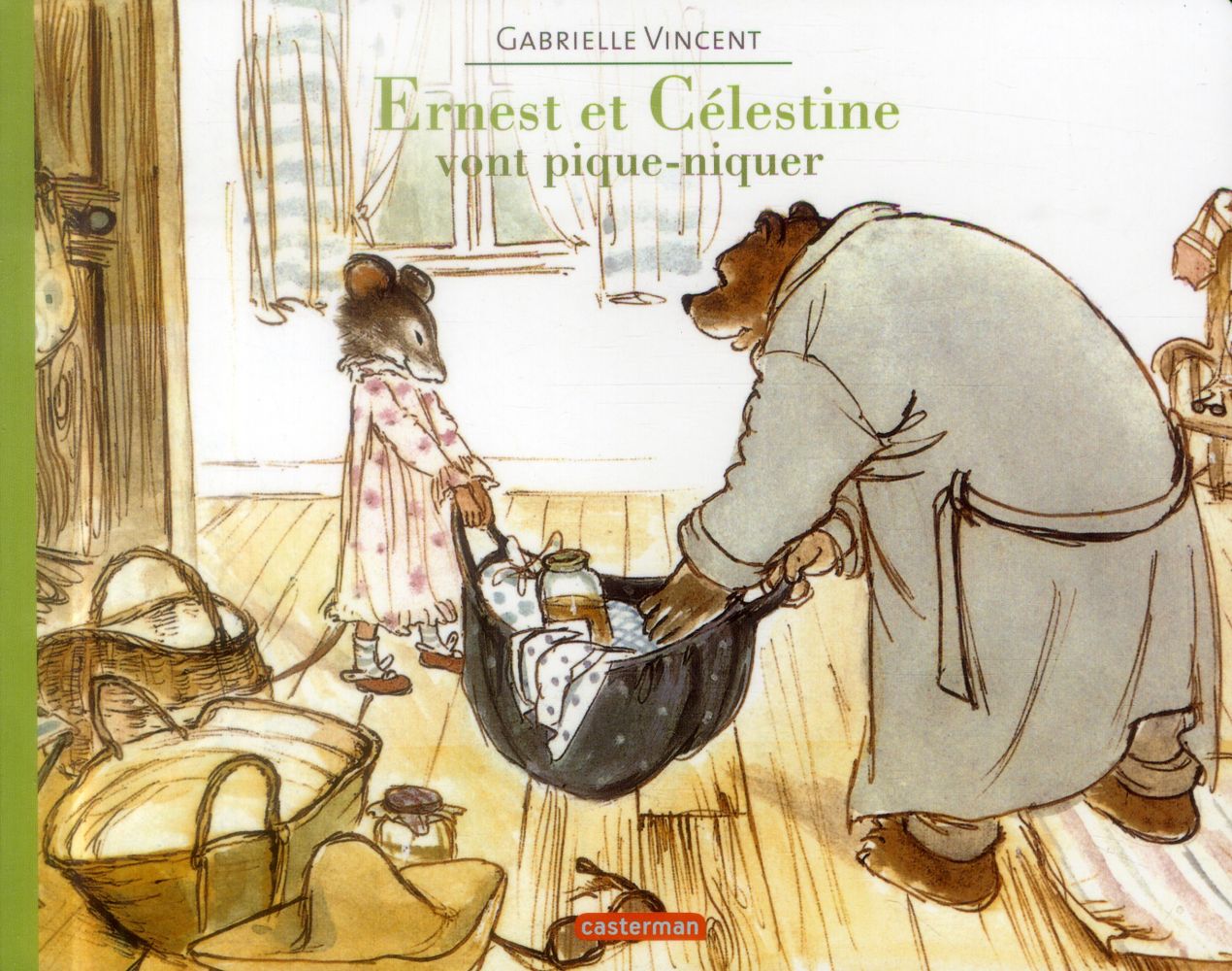 ERNEST ET CELESTINE - ERNEST ET CELESTINE VONT PIQUE-NIQUER - FORMAT BROCHE