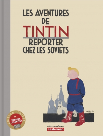 TINTIN - T01 - TINTIN AU PAYS DES SOVIETS - EDITION NOIR ET BLANC COLORISEE (EDITION LUXE)