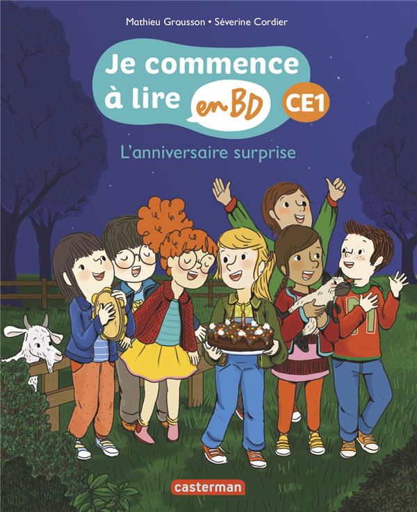 JE COMMENCE A LIRE EN BD - T05 - L'ANNIVERSAIRE SURPRISE - CE1