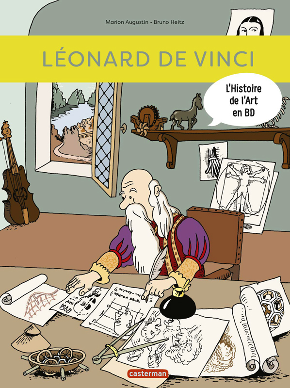 L'HISTOIRE DE L'ART EN BD - LEONARD DE VINCI