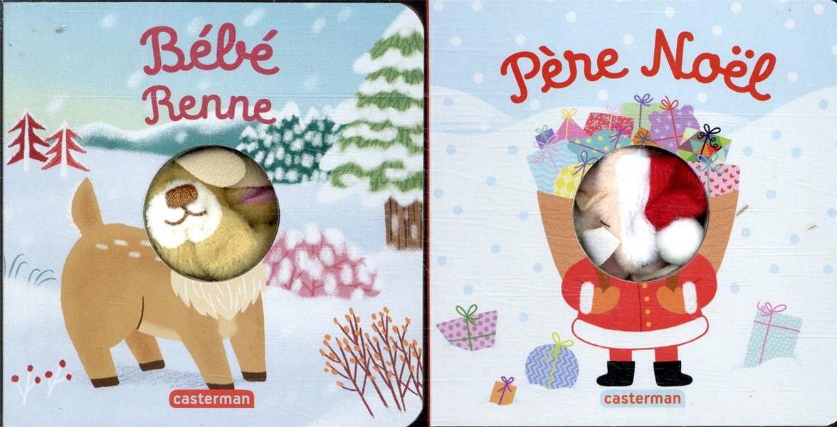 LES BEBETES - PERE NOEL ET BEBE RENNE - COFFRET NOEL