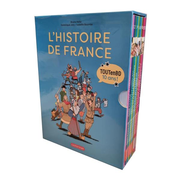 HISTOIRE DE FRANCE EN BD - L'HISTOIRE DE FRANCE - COFFRET