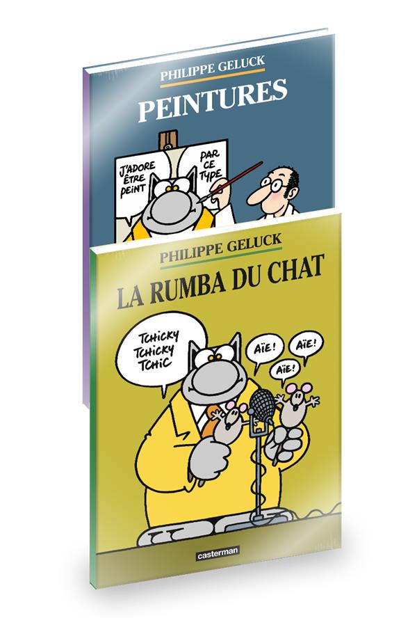 LE CHAT - PACK 2 ALBUMS : LE CHAT T23 + PEINTURES