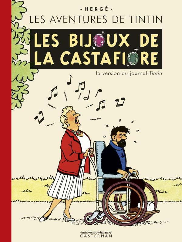 TINTIN - T21 - LES BIJOUX DE LA CASTAFIORE - LA VERSION DU JOURNAL DE TINTIN