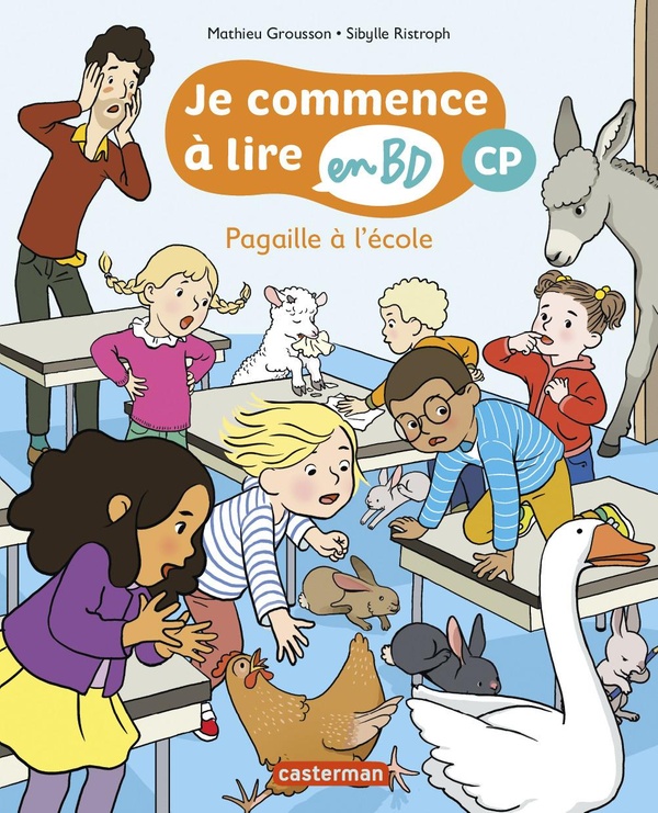 JE COMMENCE A LIRE EN BD - T03 - PAGAILLE A L'ECOLE - NOUVELLE EDITION BROCHEE