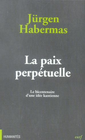 LA PAIX PERPETUELLE