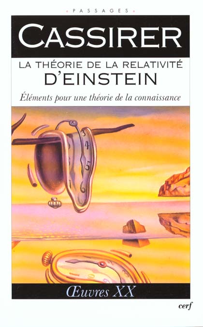 LA THEORIE DE LA RELATIVITE D'EINSTEIN - ELEMENTS POUR UNE THEORIE DE LA CONNAISSANCE
