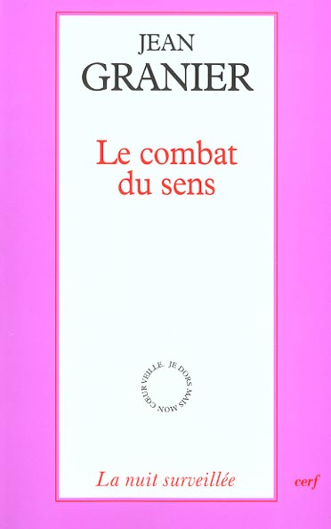 LE COMBAT DU SENS