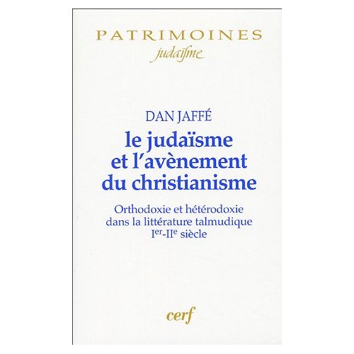 LE JUDAISME ET L'AVENEMENT DU CHRISTIANISME