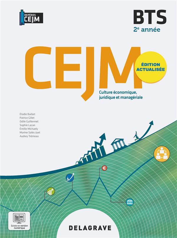 REPERES - CULTURE ECONOMIQUE, JURIDIQUE ET MANAGERIALE (CEJM) 2E ANNEE BTS (2023) - POCHETTE ELEVE