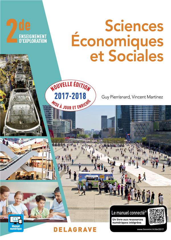 SCIENCES ECONOMIQUES ET SOCIALES (SES) 2DE (2017) - POCHETTE ELEVE