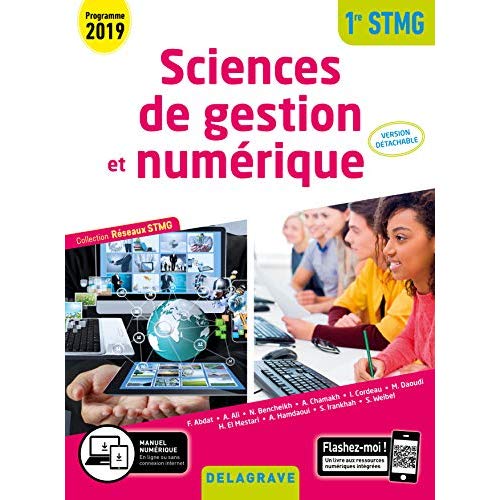 SCIENCES DE GESTION ET NUMERIQUE 1RE STMG (2019) - RESEAUX STMG - POCHETTE ELEVE