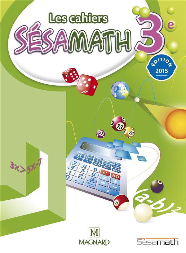 CAHIER SESAMATH 3E (2015) - CAHIER ELEVE